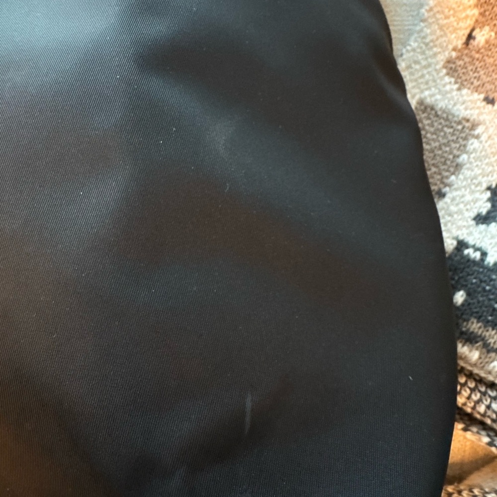 Prada Vela Studded Nylon Black and Red Convertible Tote Bag - Picture 15 of 16